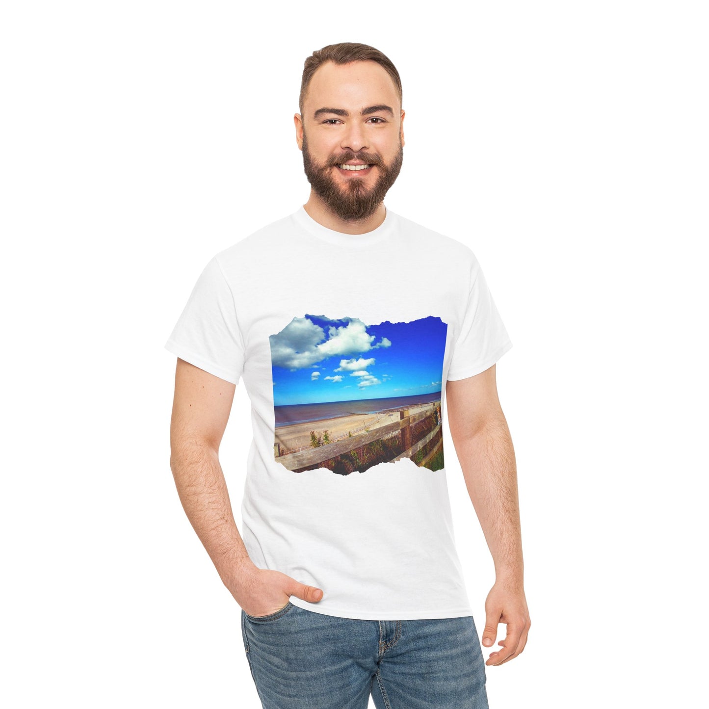 Beach View Graphic Tee - Relaxing Summer Vibes