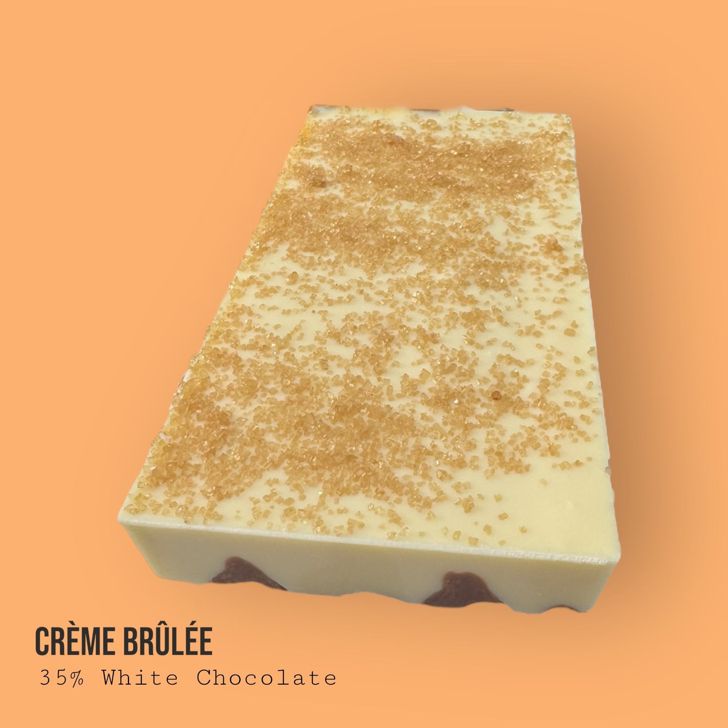 Creme Brûlée Custard & Vanilla with Toasted Sugar Inspired White Chocolate Dessert Bar 230g