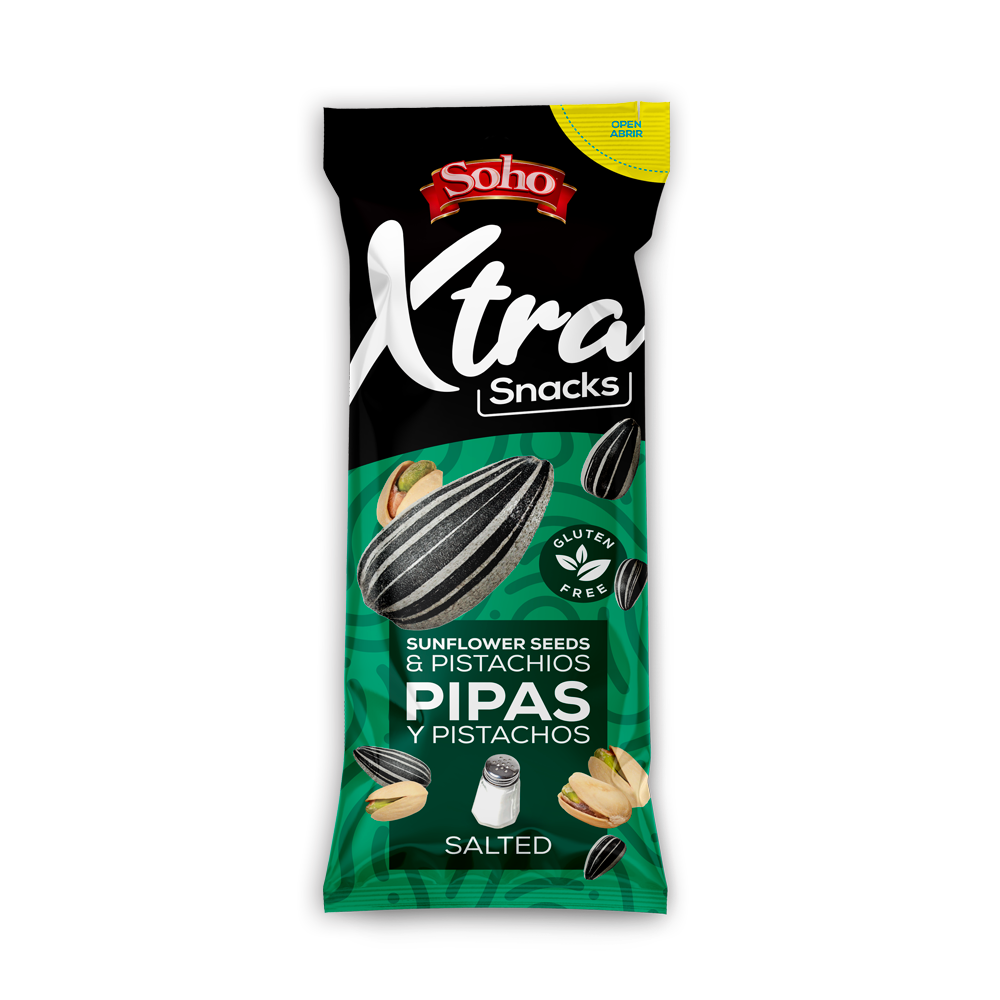 Soho Snacks Salted Sunflower Seeds with Pistachios