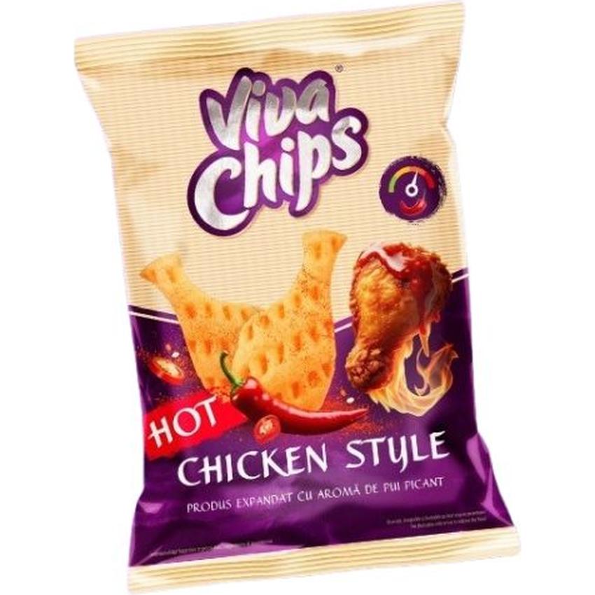 Viva Chips Hot Chicken 100g * 4 Packs