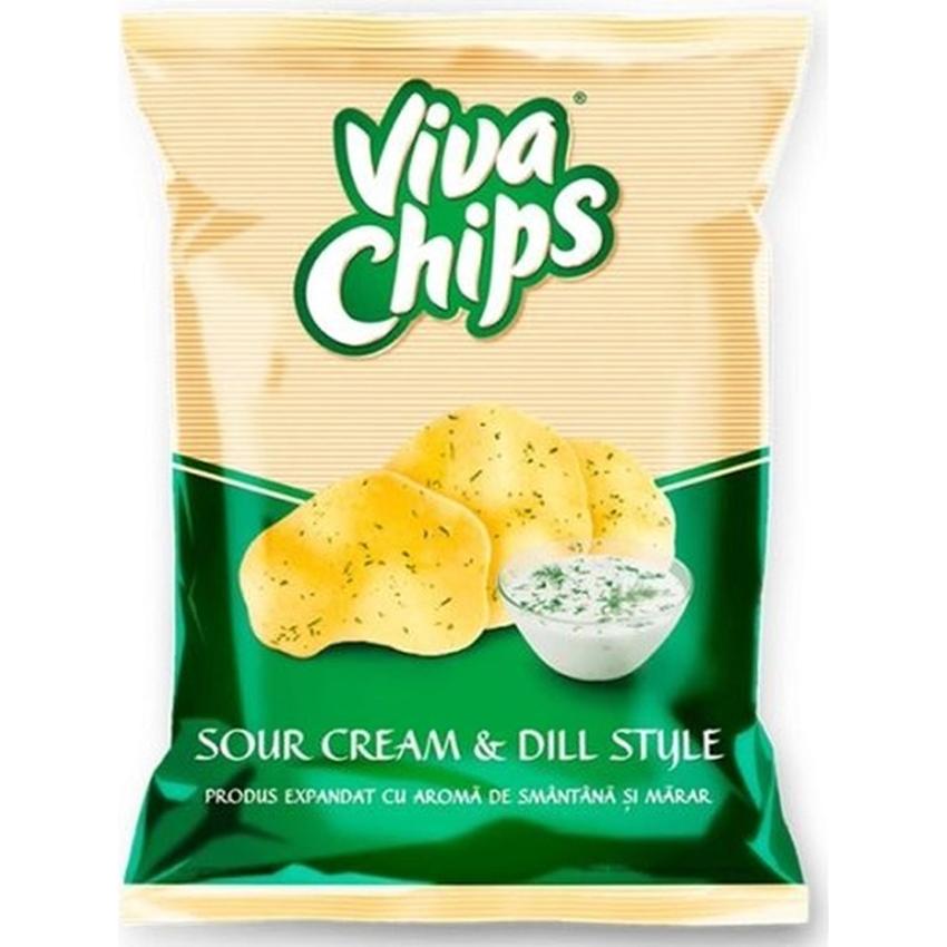Viva Chips Sour Cream 100g * 4 Packs