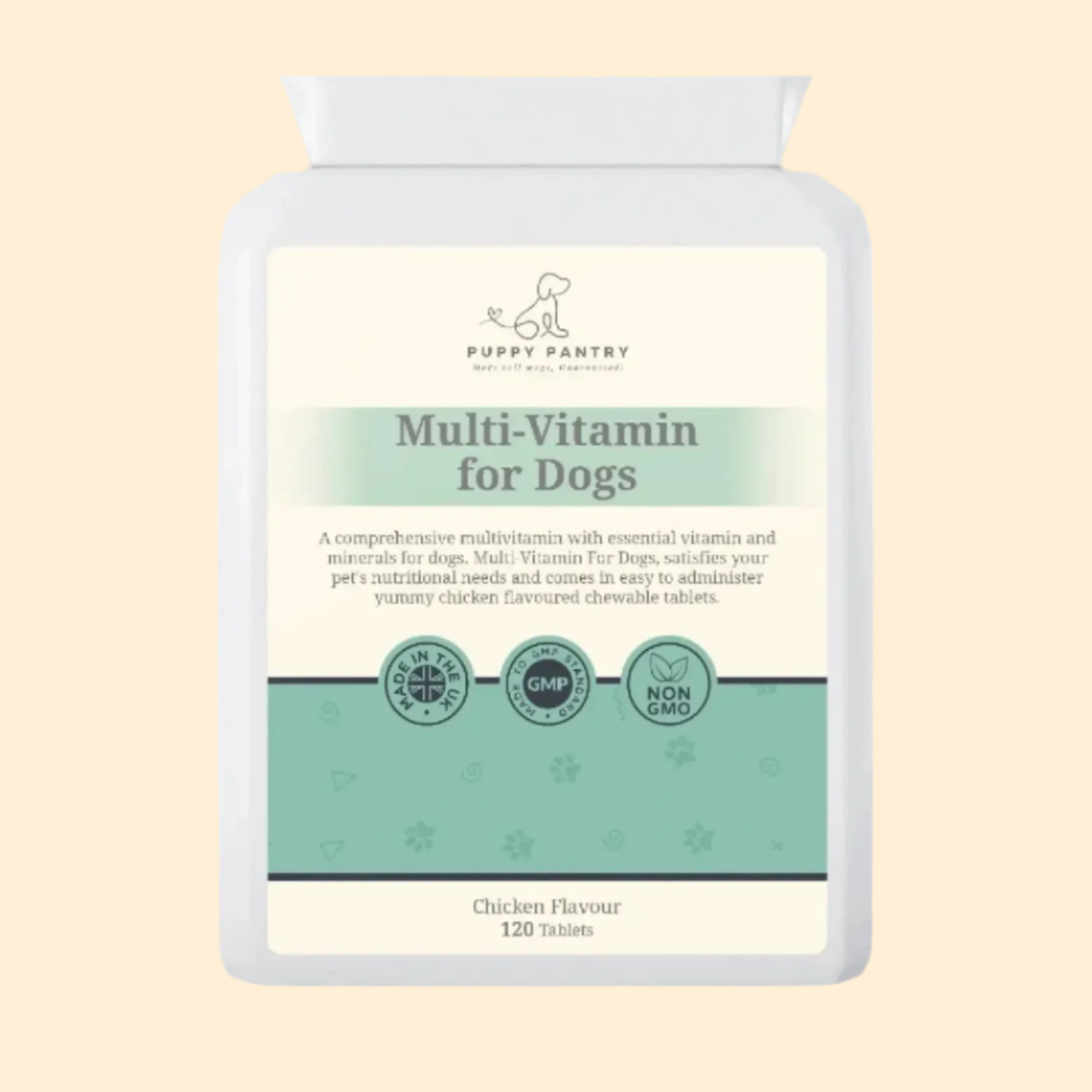 Multivitamin Chews – Chicken (120 Pack)
Supports immunity, skin & coat health, digestion & energy