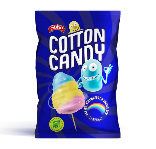 Soho Snacks Cotton Candy Floss Rainbow