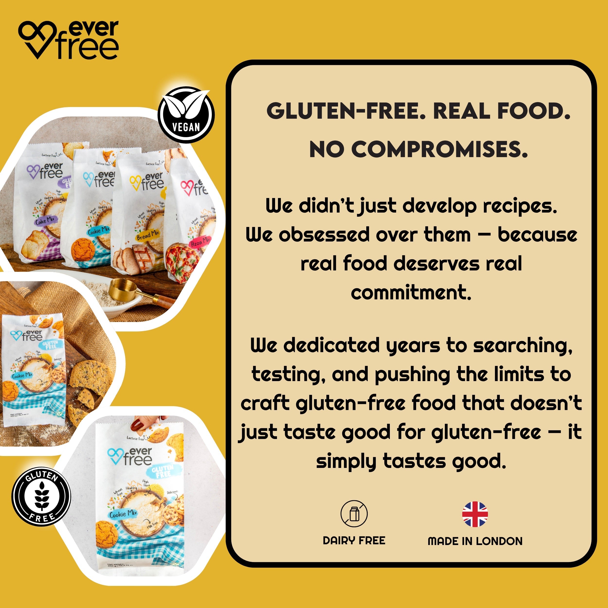 EverFree Gluten Free Bread Mix 450g - Pack of 3