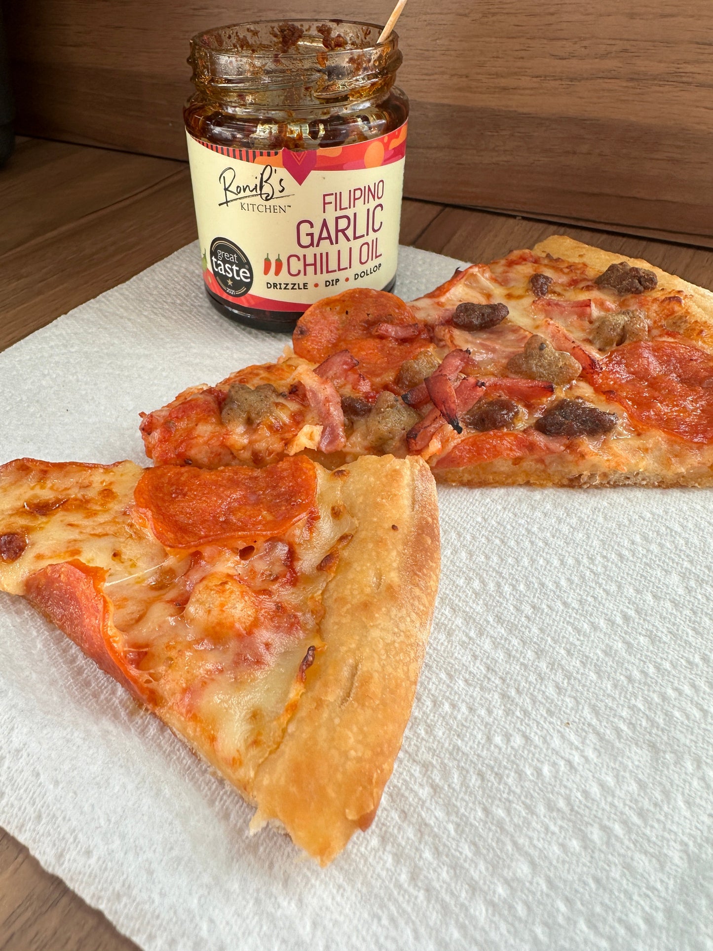 Filipino Style Garlic Chilli Oil - Great Taste Award Winner