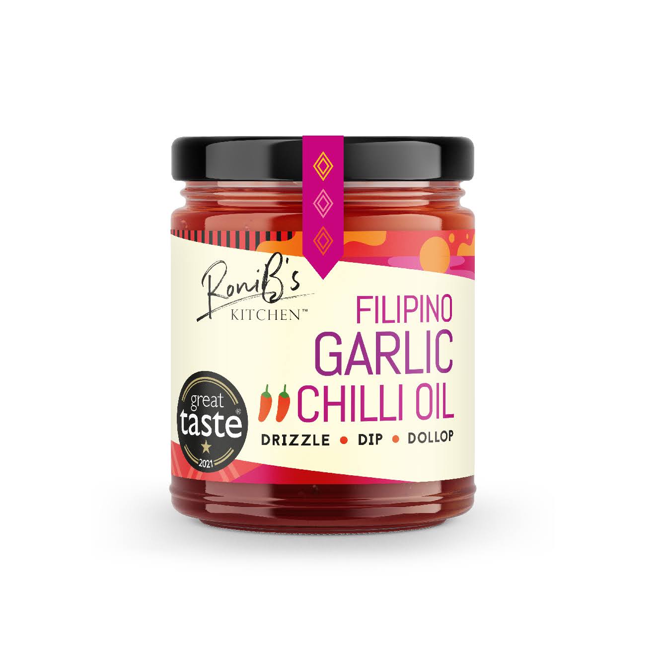 Filipino Style Garlic Chilli Oil - Great Taste Award Winner