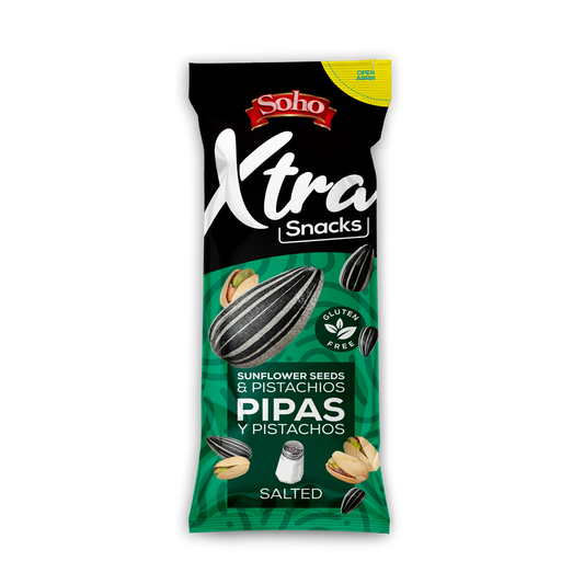 Soho Snacks Salted Sunflower Seeds with Pistachios