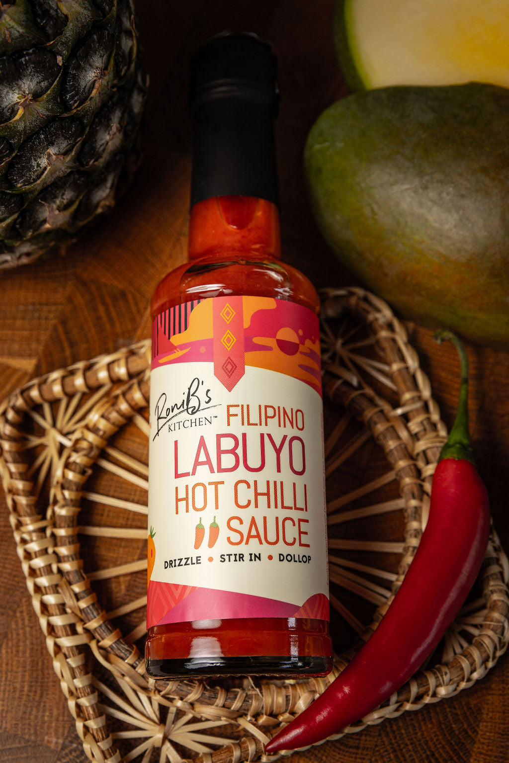 Filipino Style Labuyo Hot Chilli Sauce - Tropical Fire