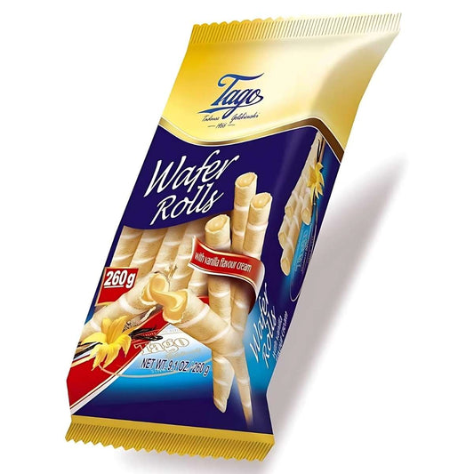 Tago Wafers Rolls (Vanilla) 260g
