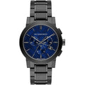 Burberry Men’s Watch Stainless Steel Grey Strap With Blue Dial BU9365 The City