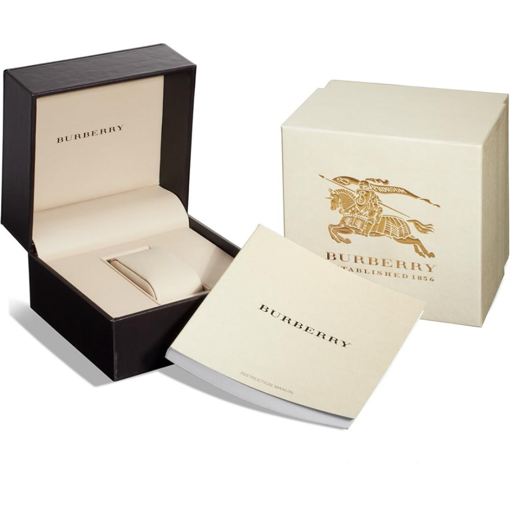 Burberry Men’s Watch Stainless Steel Silver Strap With Black Dial BU9380 The City