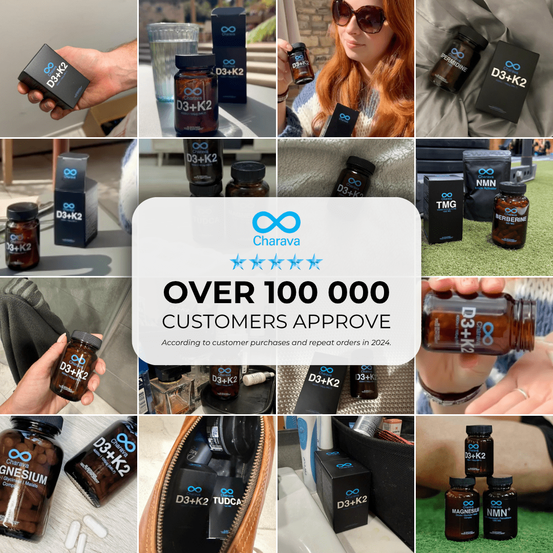 Charava Vitamin D3 (4000IU) + K2 (MK-7)