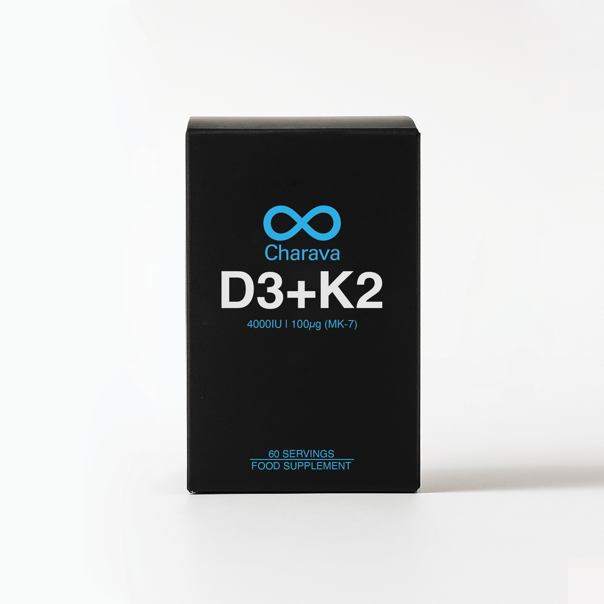 Charava Vitamin D3 (4000IU) + K2 (MK-7)