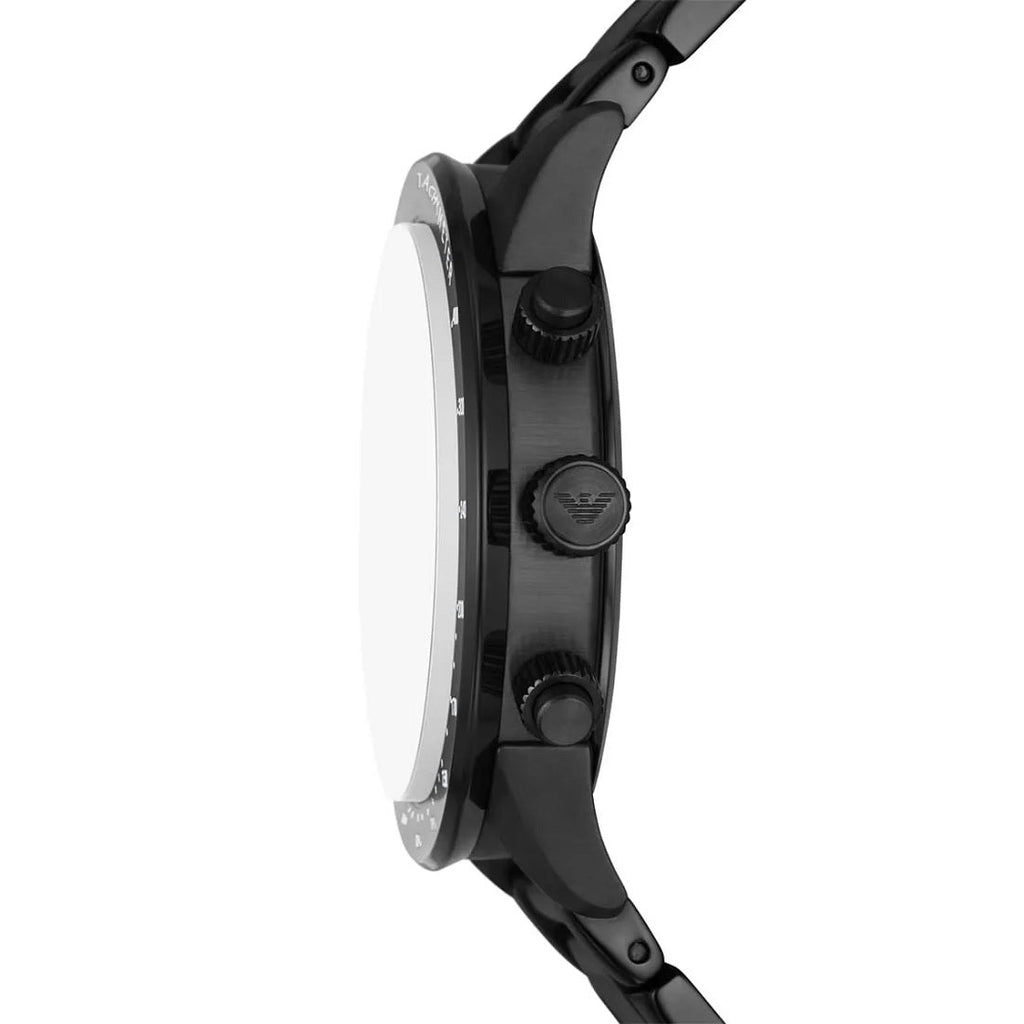 Emporio Armani Men's Watch Stainless Steel Black Strap With Green Dial AR11472 Mario