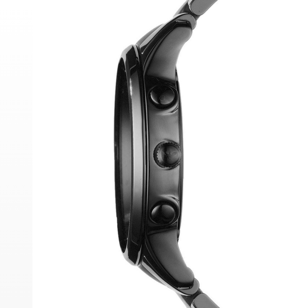 Emporio Armani Men’s Watch Ceramic Black Strap With Black Dial AR1451 Chronograph