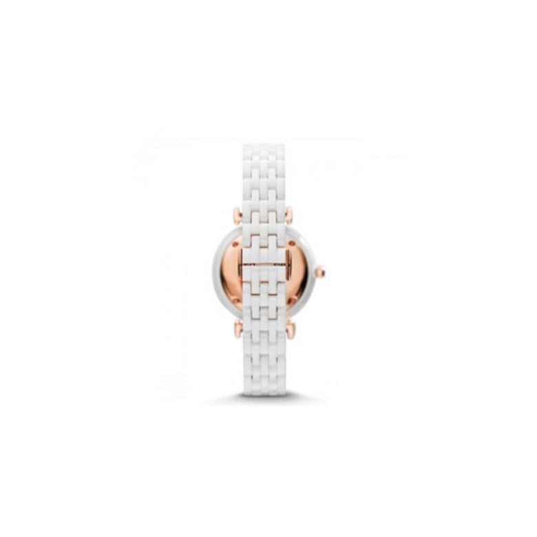 Emporio Armani Women’s Watch Ceramic White Strap With White Dial AR1486