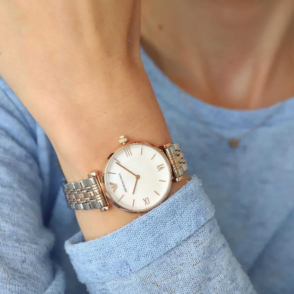 Emporio Armani AR1683 Classic Women's Two-Tone Watch