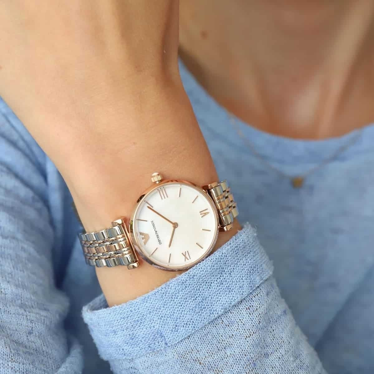 Emporio Armani AR1683 Classic Women's Two-Tone Watch