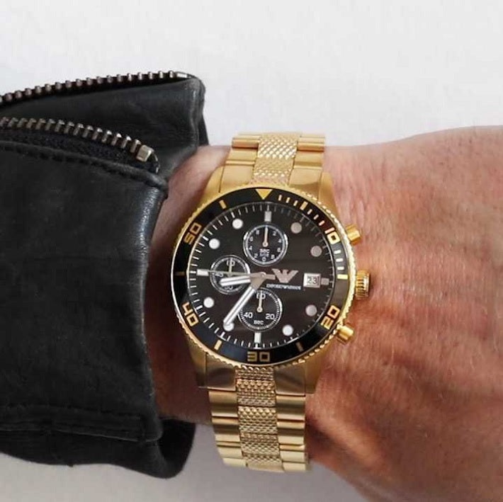 Emporio Armani AR5857 Classic Men's Gold Watch