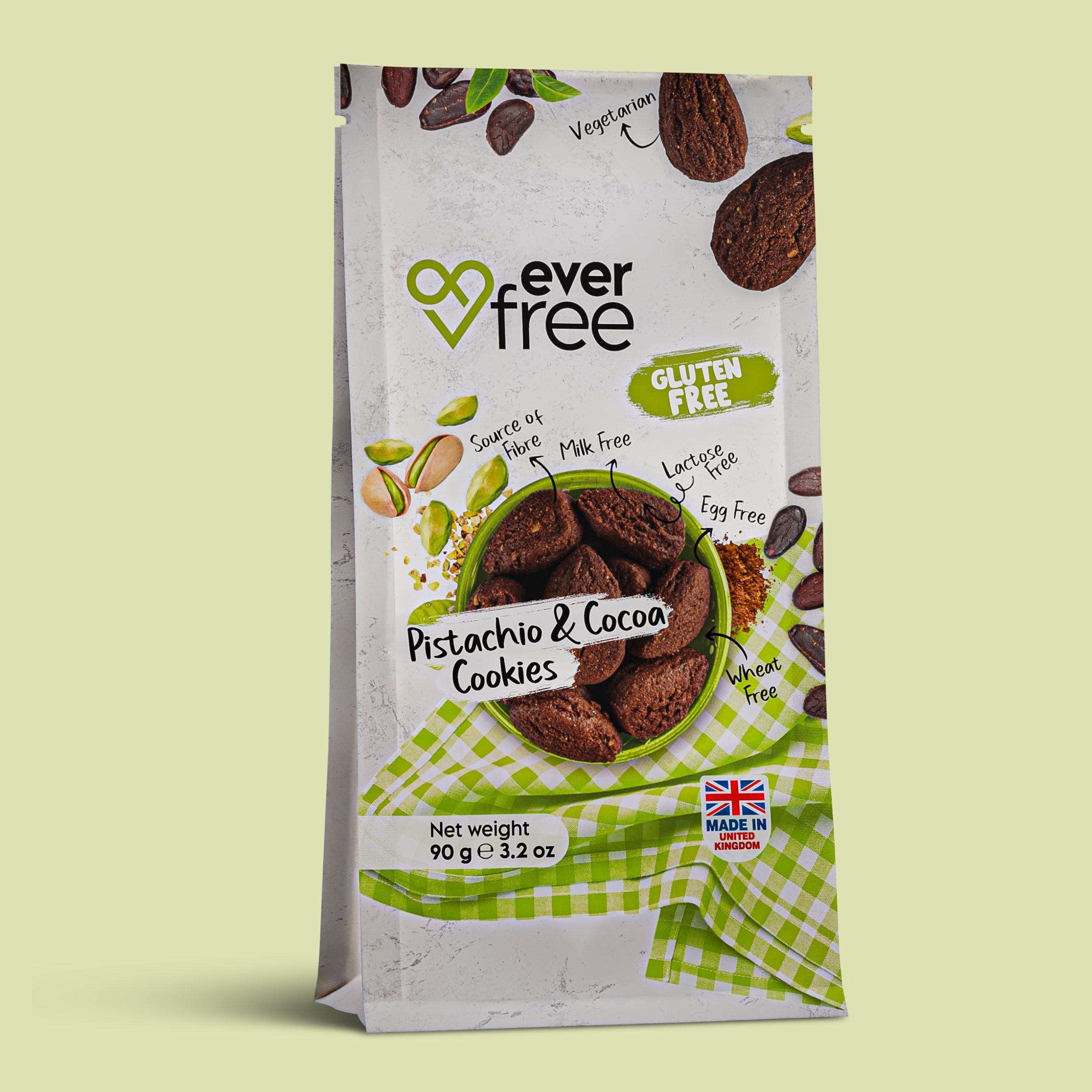 Gluten Free- Pistachio & Cocoa Cookie