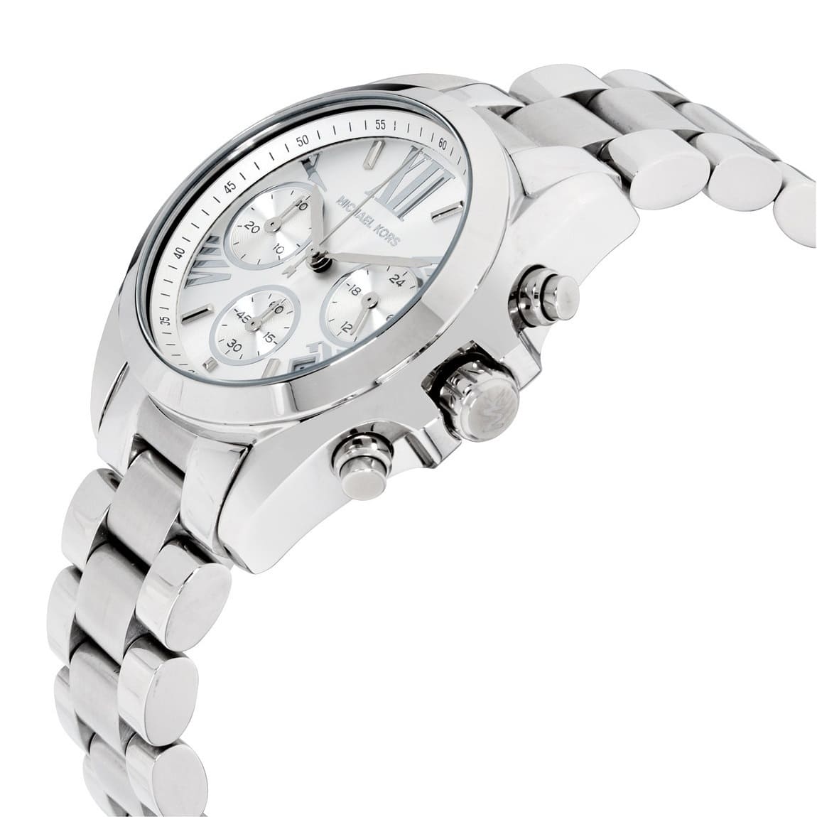 Michael Kors Women’s Watch Stainless Steel Silver Strap With Silver Dial MK6174