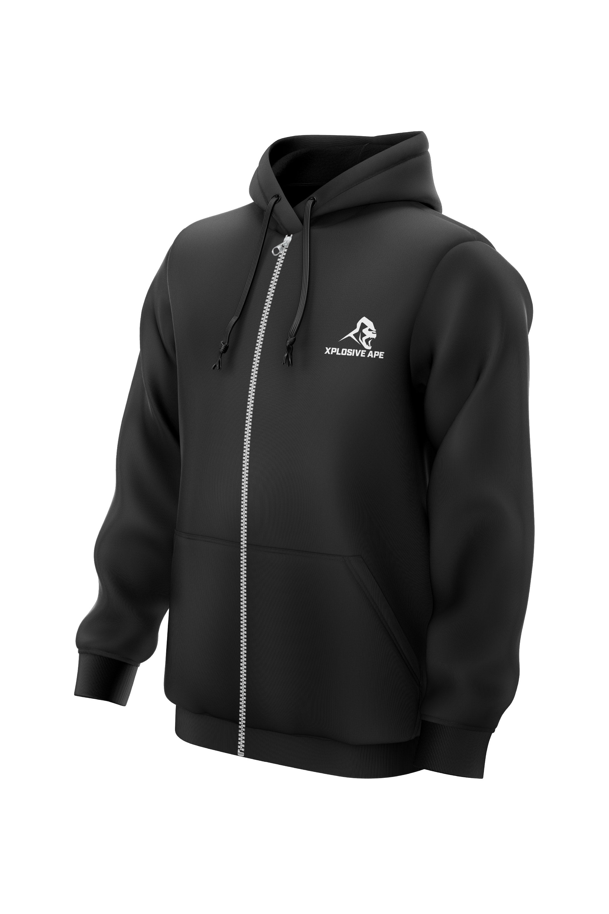 XAPE Prime V2 Zip Hoodie - Black