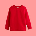 ScandiBugs Own Label Organic Long Sleeve Top - Roaring Red