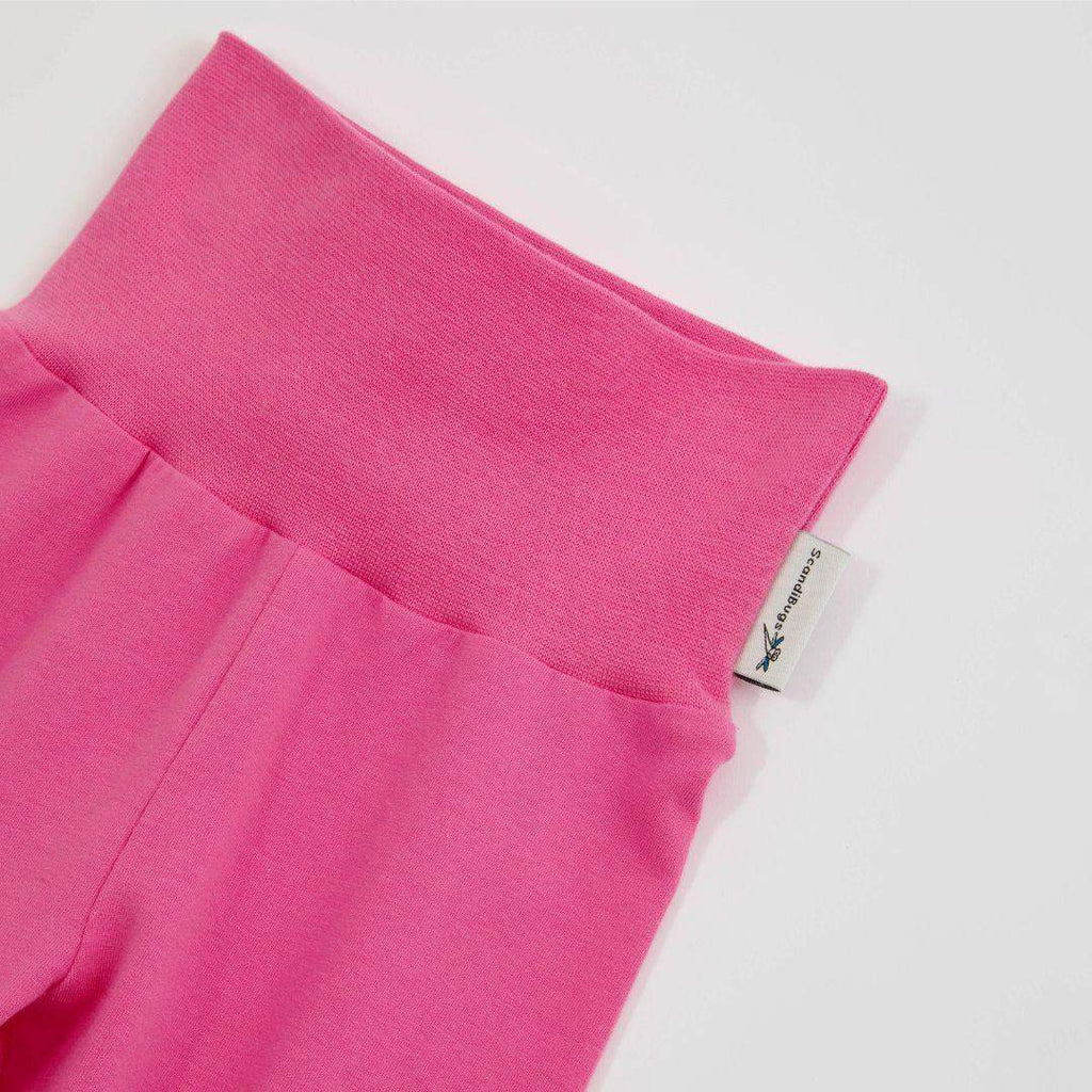 ScandiBugs Own Label Organic Yoga Pants - Bubblegum Pink