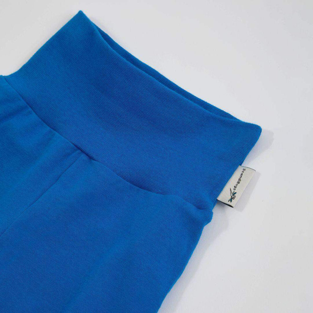 ScandiBugs Own Label Organic Yoga Pants - Peacock Blue