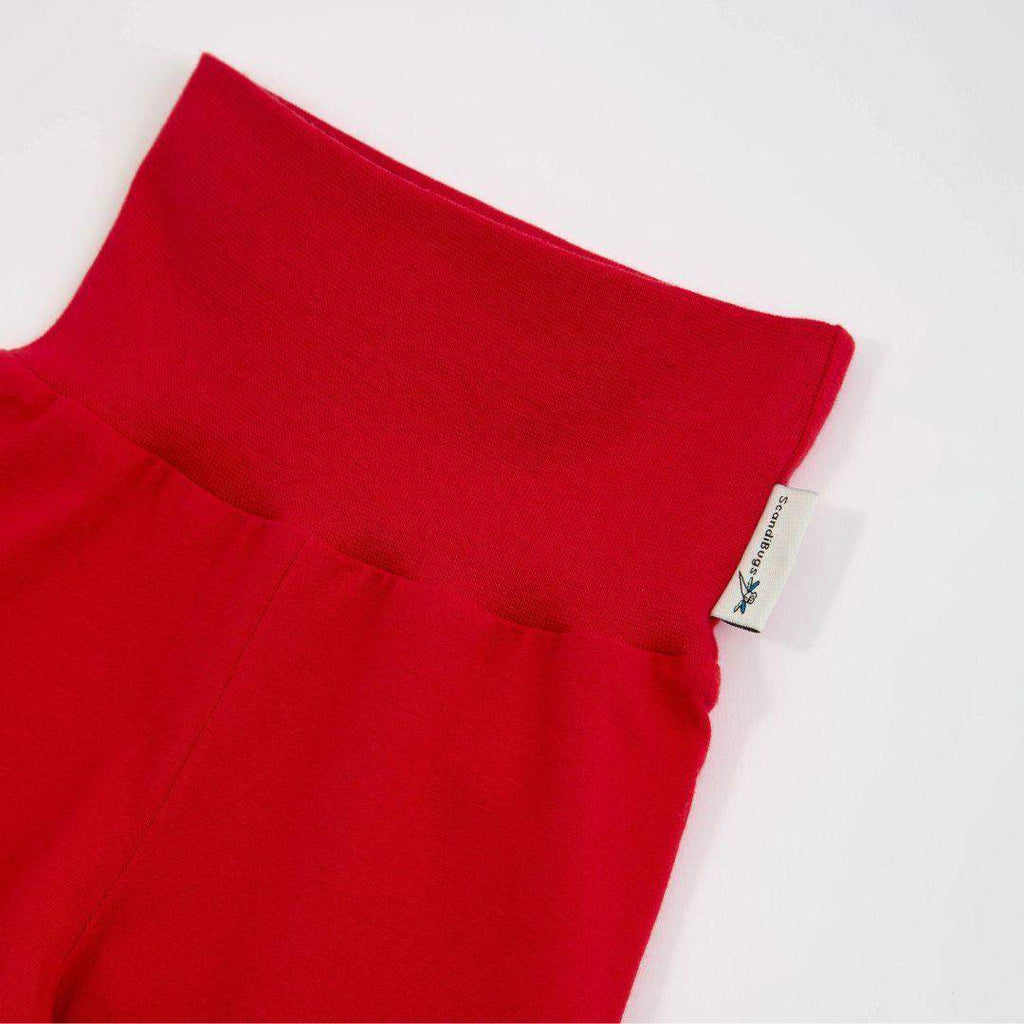 ScandiBugs Own Label Organic Yoga Pants - Roaring Red