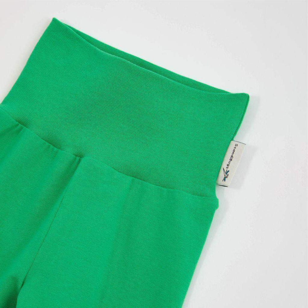 ScandiBugs Own Label Organic Yoga Pants - Tropical Green