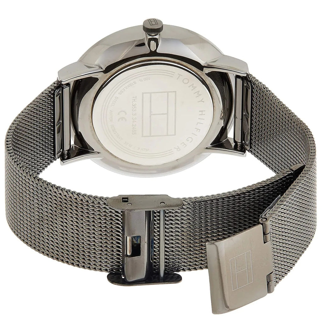 Tommy Hilfiger Women's Watch Stainless Steel Grey Mesh Strap With Grey Dial 1781945 Jenna