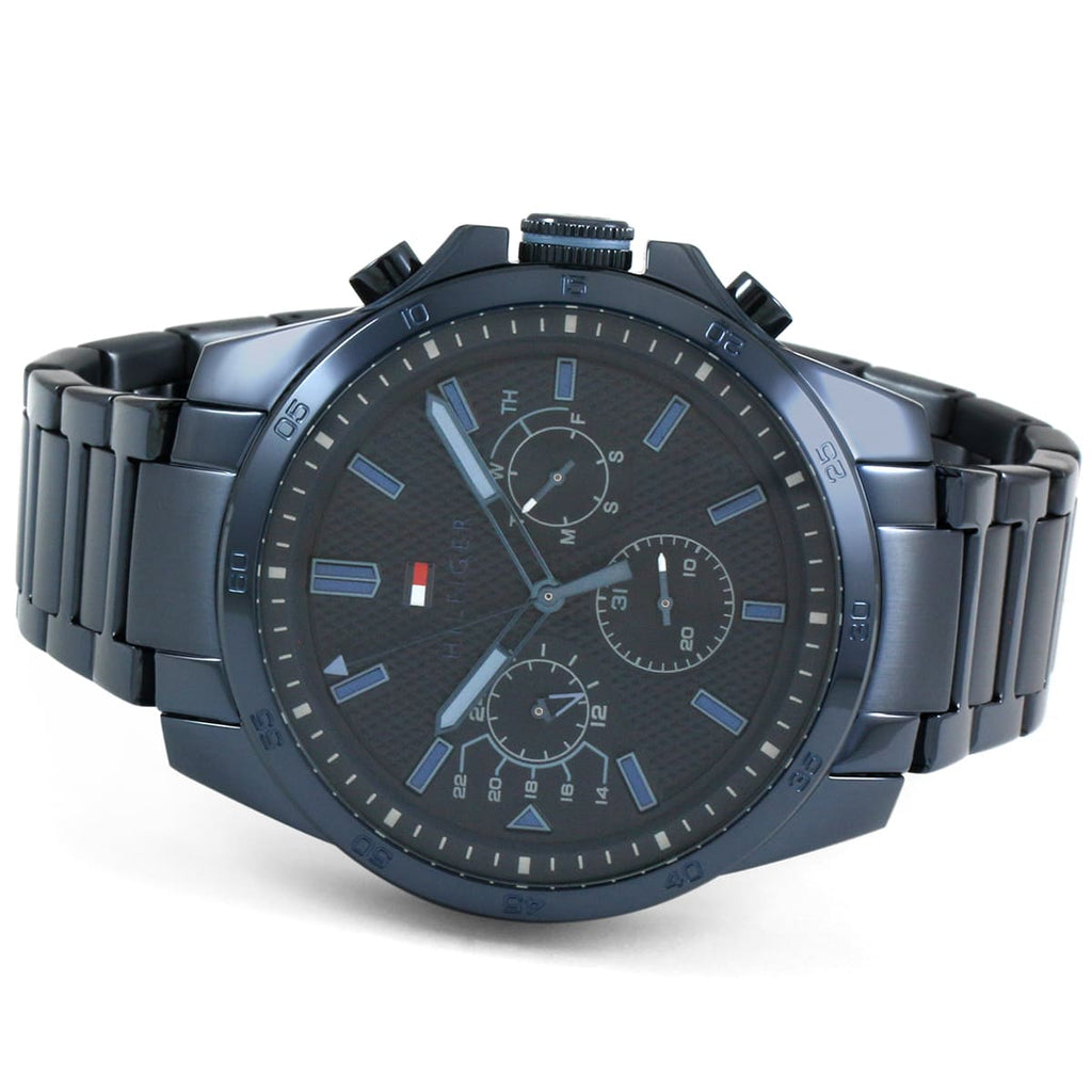Tommy Hilfiger Men’s Watch Stainless Steel Blue Strap With Blue Dial 1791560