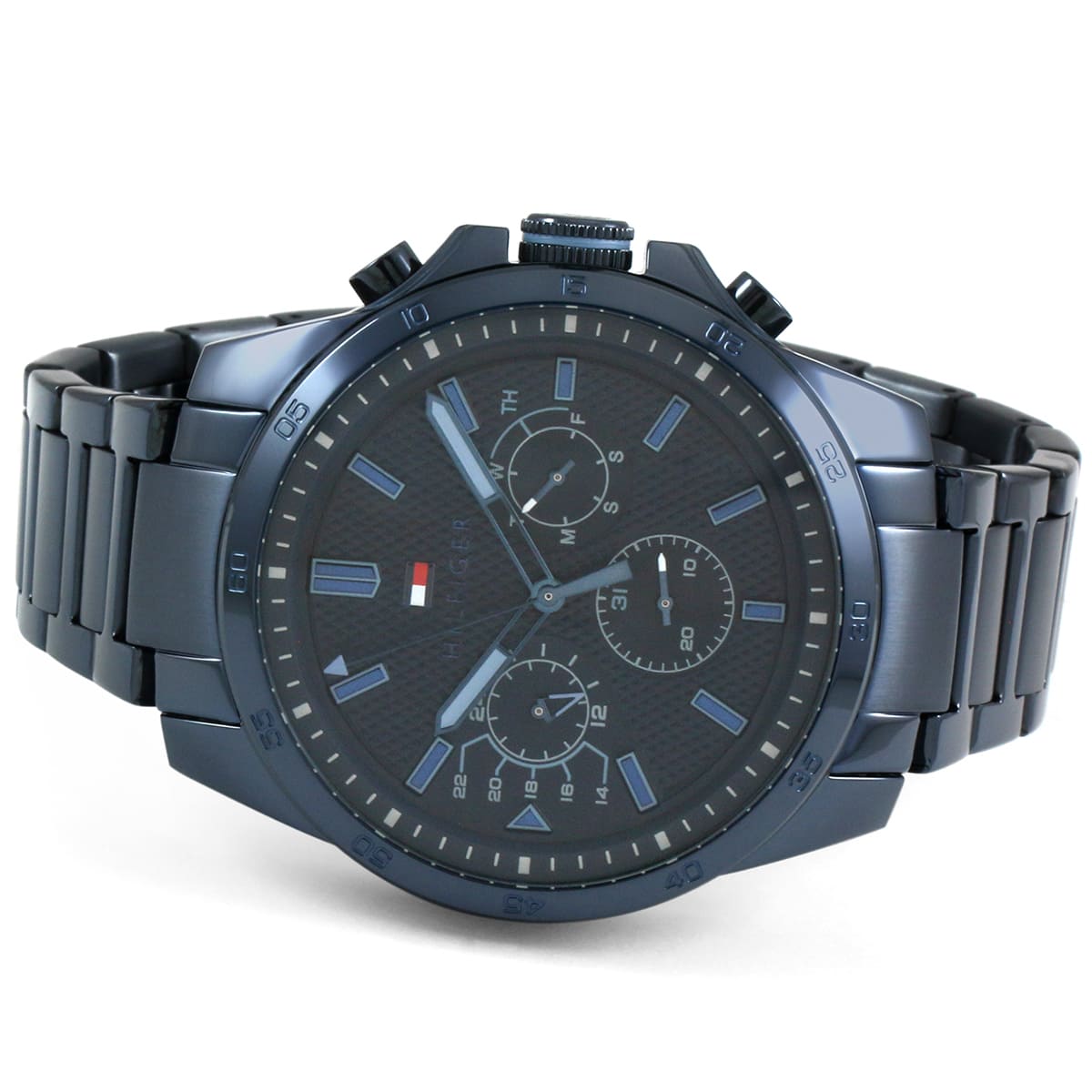 Tommy Hilfiger Men’s Watch Stainless Steel Blue Strap With Blue Dial 1791560
