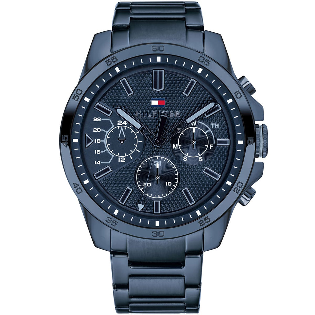 Tommy Hilfiger Men’s Watch Stainless Steel Blue Strap With Blue Dial 1791560