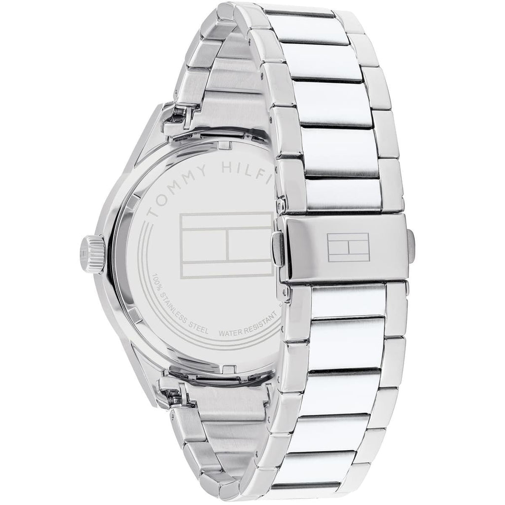 Tommy Hilfiger Men’s Watch Stainless Steel Silver Strap With Blue Dial 1791640